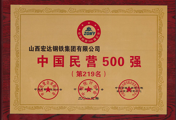 中國民營500強(qiáng)